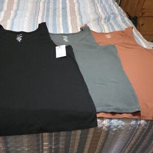 Sonoma Women's Tank Tops - Black, Green, and Brown